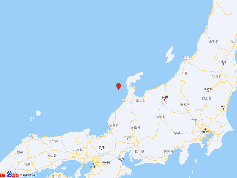 日本本州西岸近海（北緯37.00度，東經(jīng)136.40度）發(fā)生6.3級地震