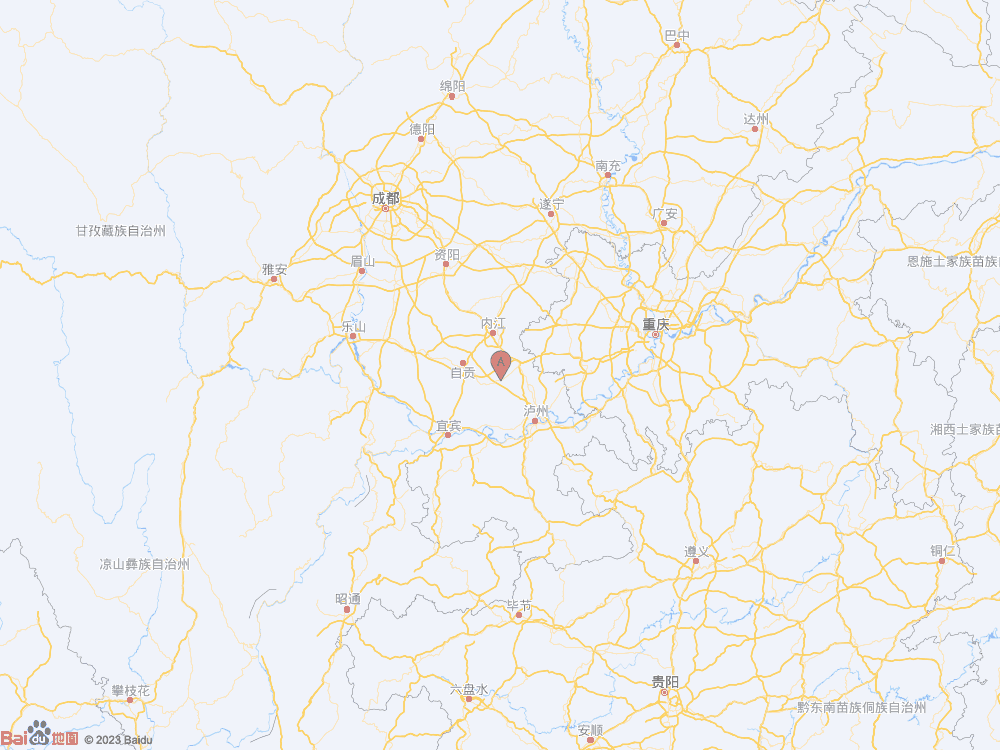 四川自貢市富順縣（北緯29.25度，東經(jīng)105.13度）發(fā)生3.0級地震