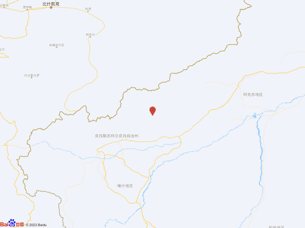 新疆克孜勒蘇州阿圖什市（北緯40.46度，東經(jīng)77.63度）發(fā)生4.6級地震