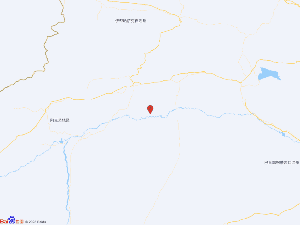 新疆阿克蘇地區(qū)庫車市發(fā)生4.3級地震