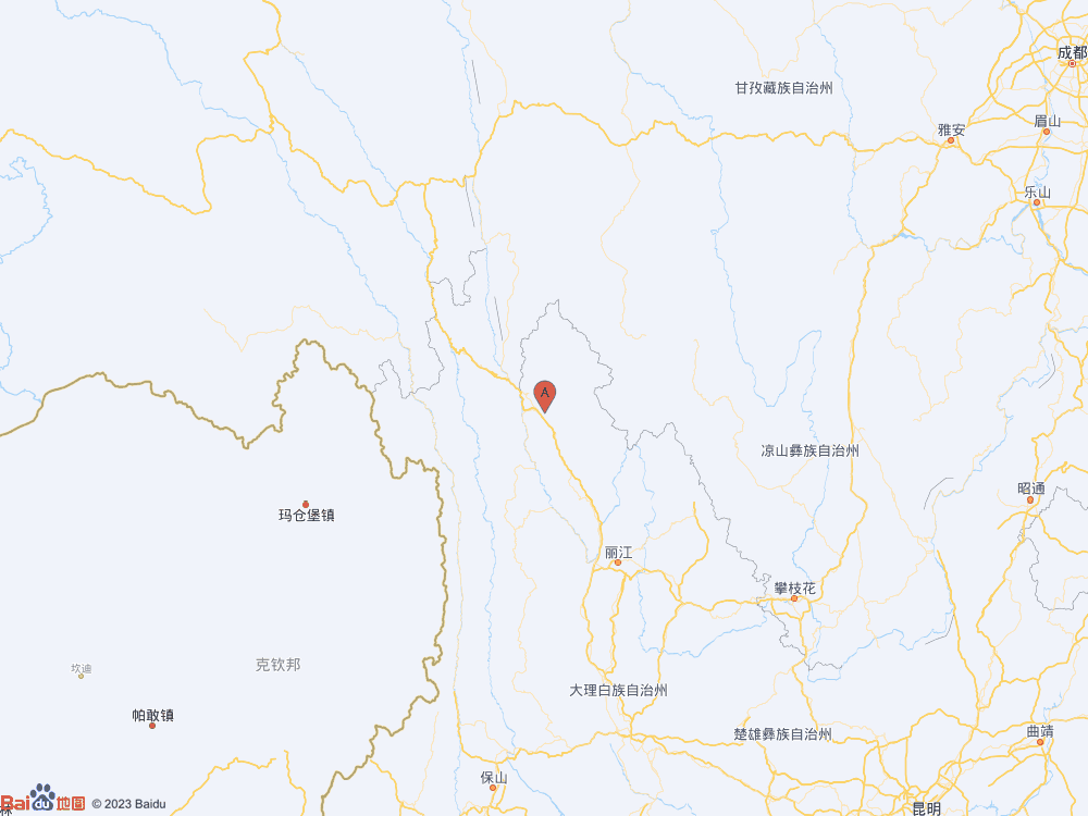 云南迪慶州香格里拉市發(fā)生3.3級地震