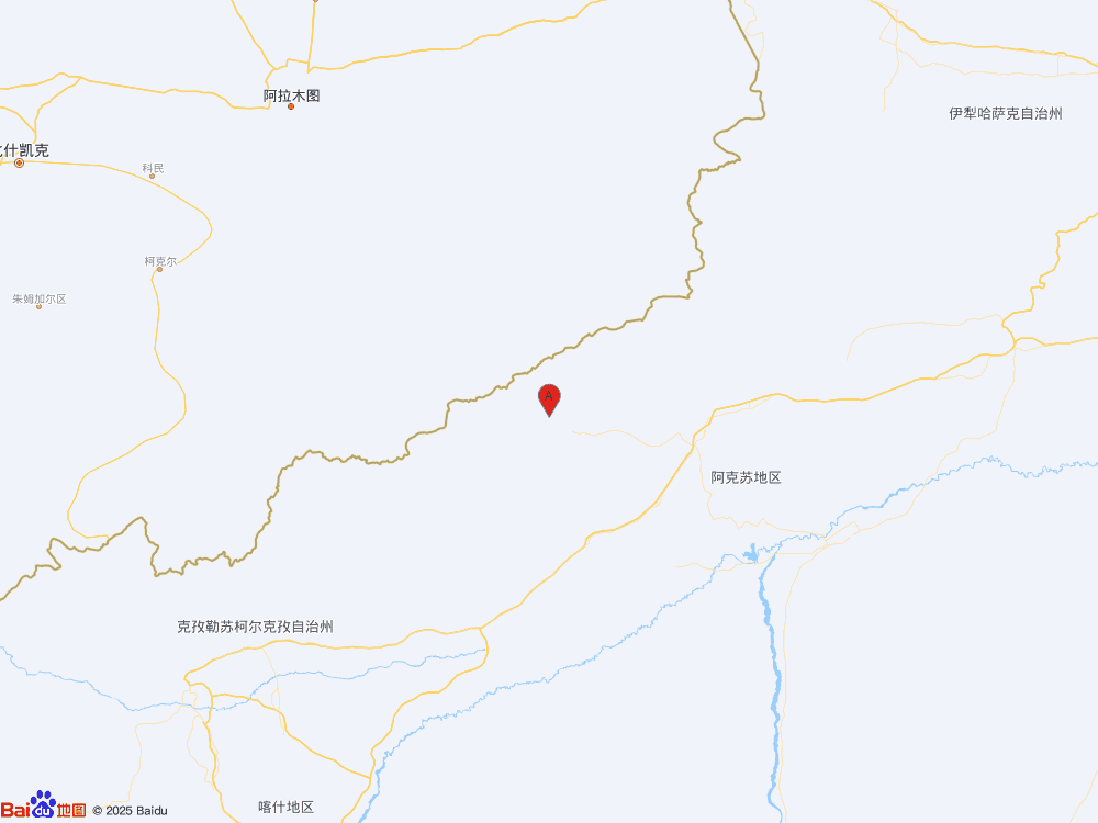 新疆阿克蘇地區(qū)烏什縣發(fā)生4.0級(jí)地震