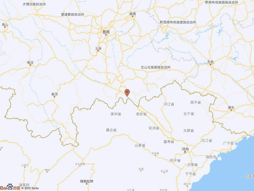 云南紅河州河口縣發(fā)生3.2級地震
