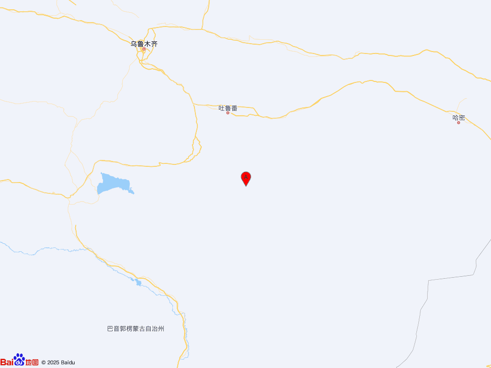 新疆吐魯番市高昌區(qū)發(fā)生3.2級地震