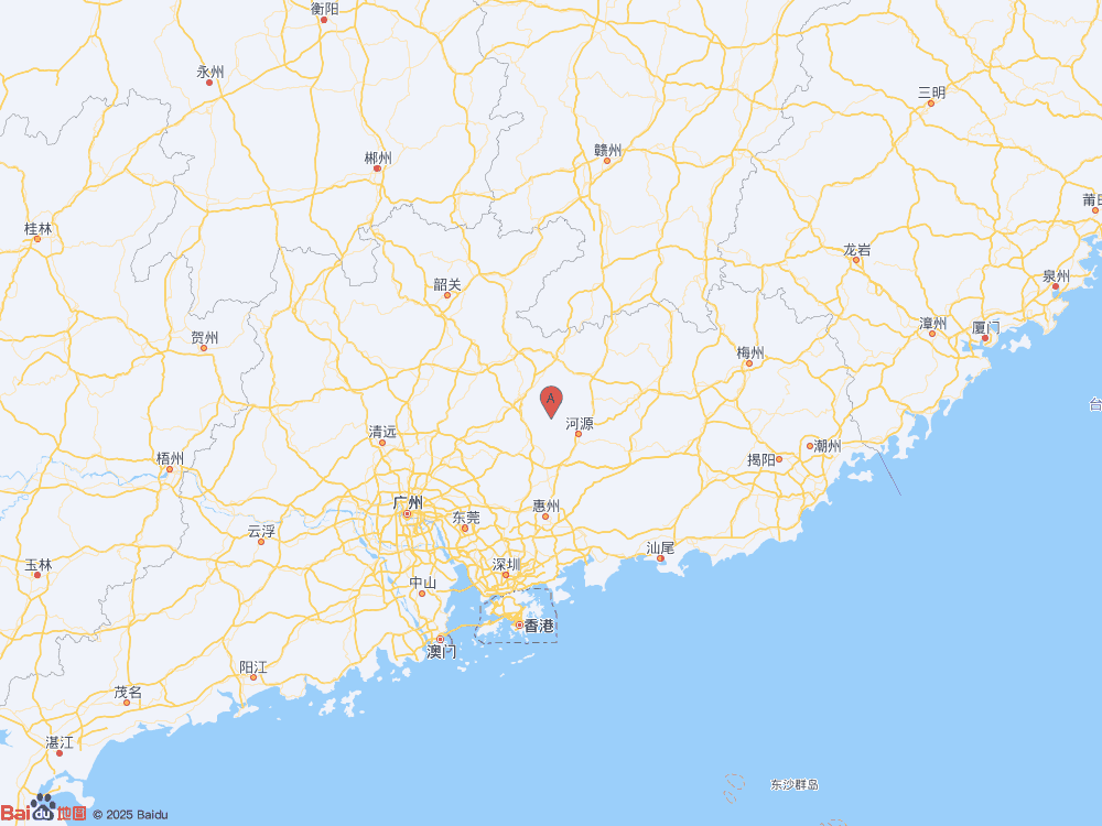 廣東河源市東源縣（有感）發(fā)生2.9級地震