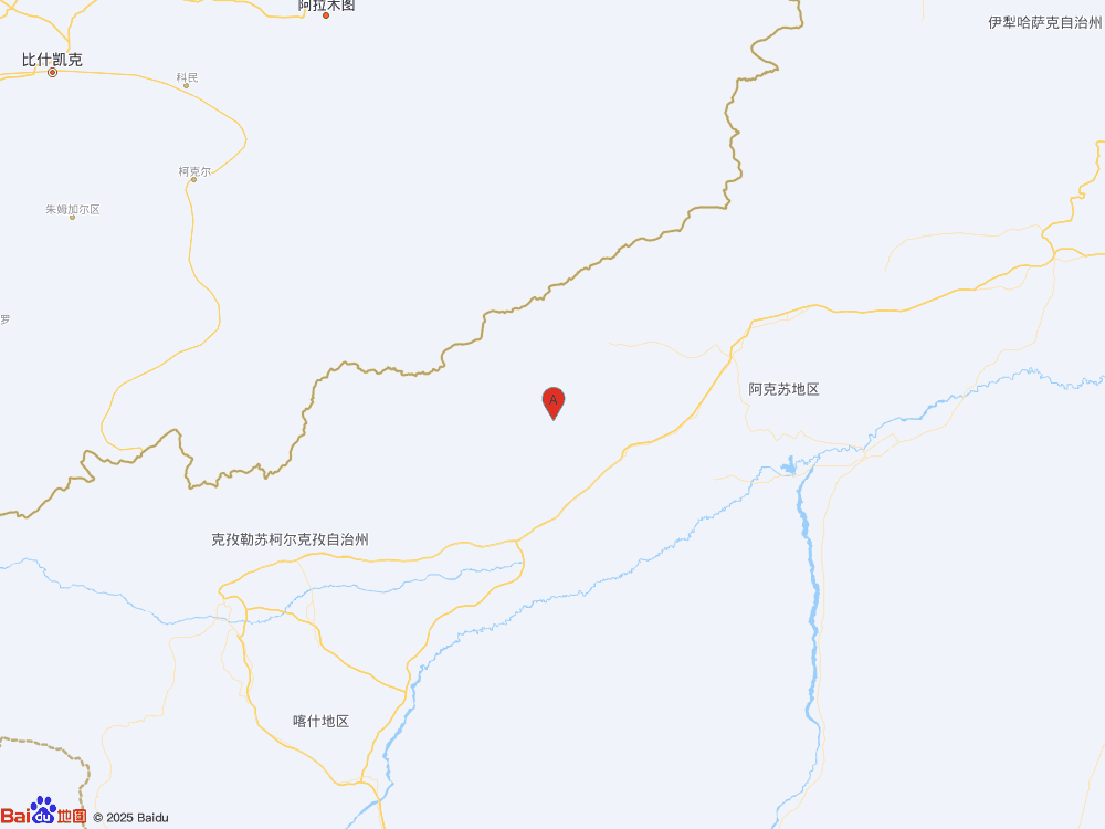 新疆阿克蘇地區(qū)柯坪縣發(fā)生3.2級地震