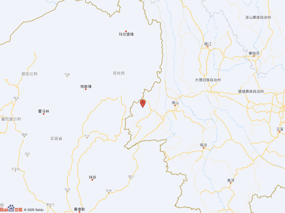 云南德宏州盈江縣發(fā)生4.5級(jí)地震