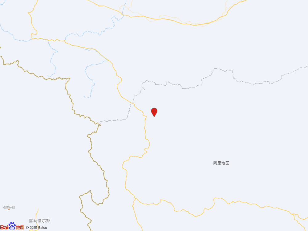 西藏阿里地區(qū)日土縣發(fā)生3.1級(jí)地震