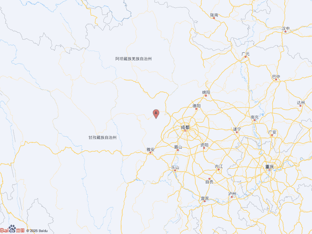 四川阿壩州汶川縣（北緯30.93度，東經(jīng)103.21度）發(fā)生3.3級地震