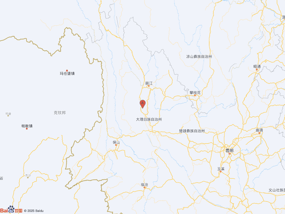 云南大理州洱源縣（北緯26.26度，東經(jīng)100.03度）發(fā)生5.0級(jí)地震