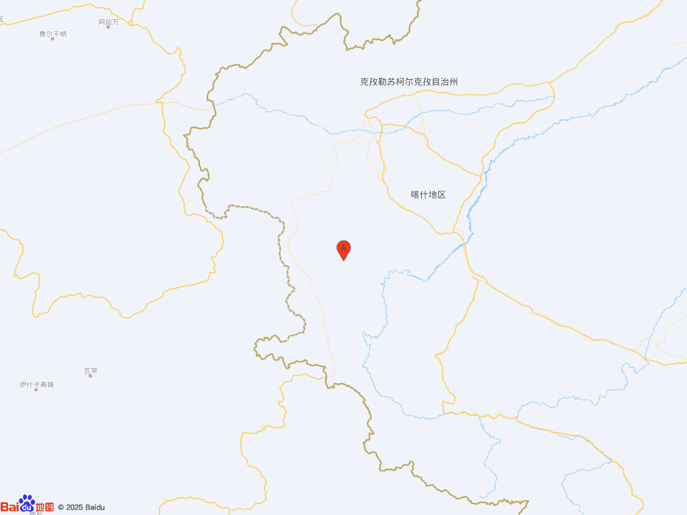 新疆克孜勒蘇州阿克陶縣（北緯38.12度，東經(jīng)75.67度）發(fā)生3.0級(jí)地震