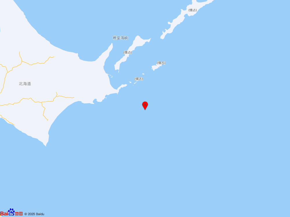 日本北海道沿岸遠海發(fā)生6.2級地震