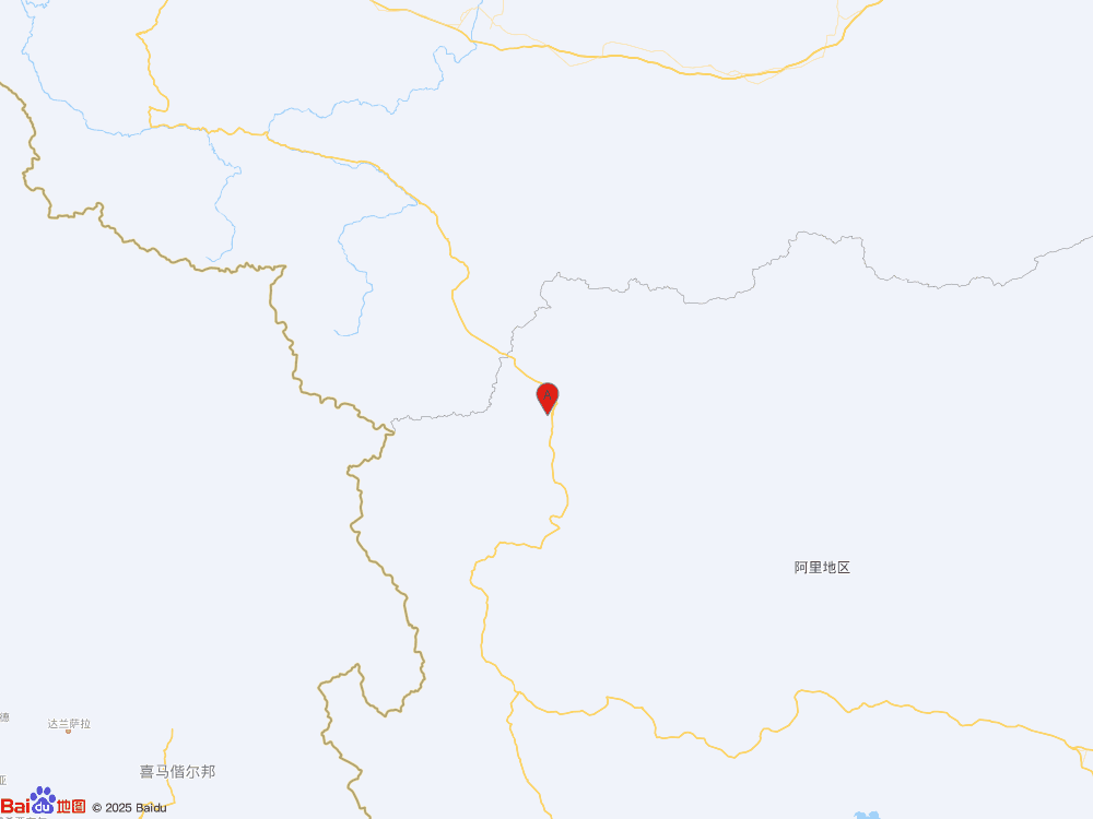 西藏阿里地區(qū)日土縣發(fā)生3.8級地震