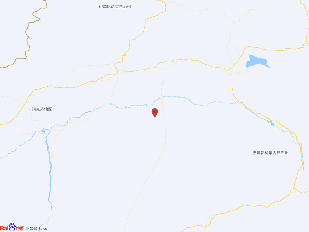 新疆阿克蘇地區(qū)沙雅縣（北緯40.76度，東經(jīng)84.02度）發(fā)生3.3級地震