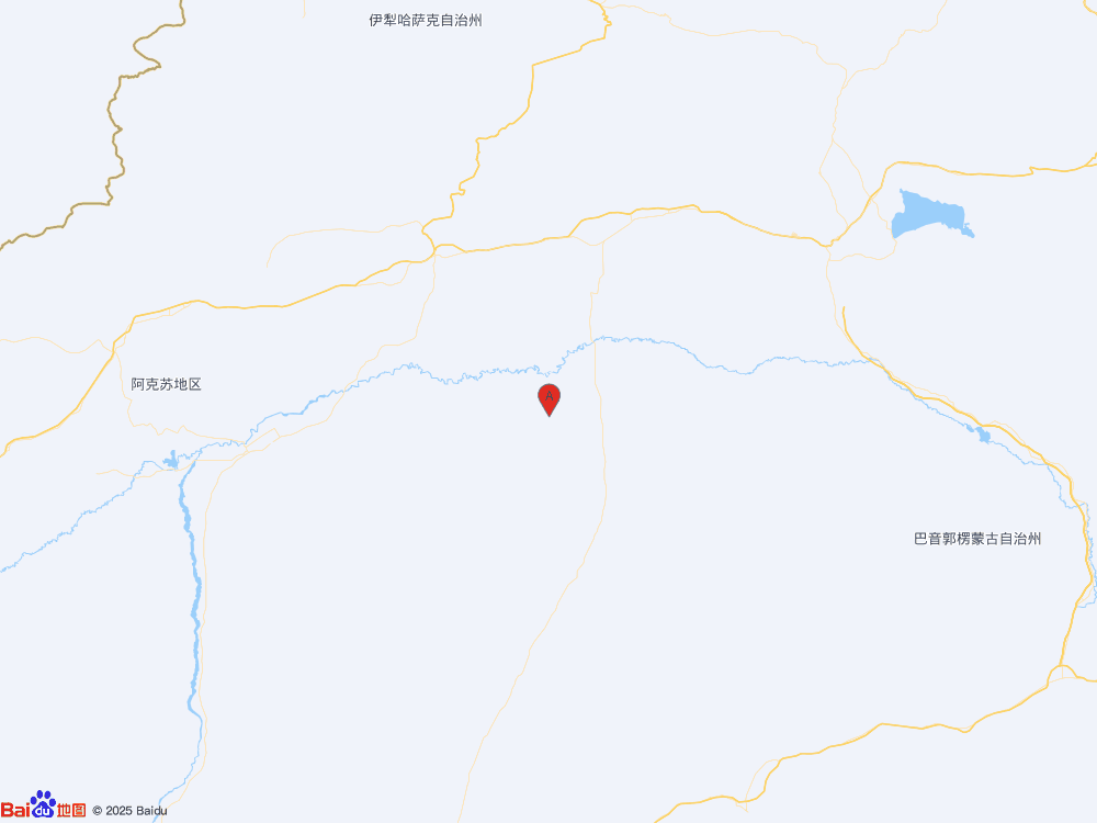 新疆阿克蘇地區(qū)沙雅縣（北緯40.74度，東經(jīng)83.87度）發(fā)生3.7級(jí)地震