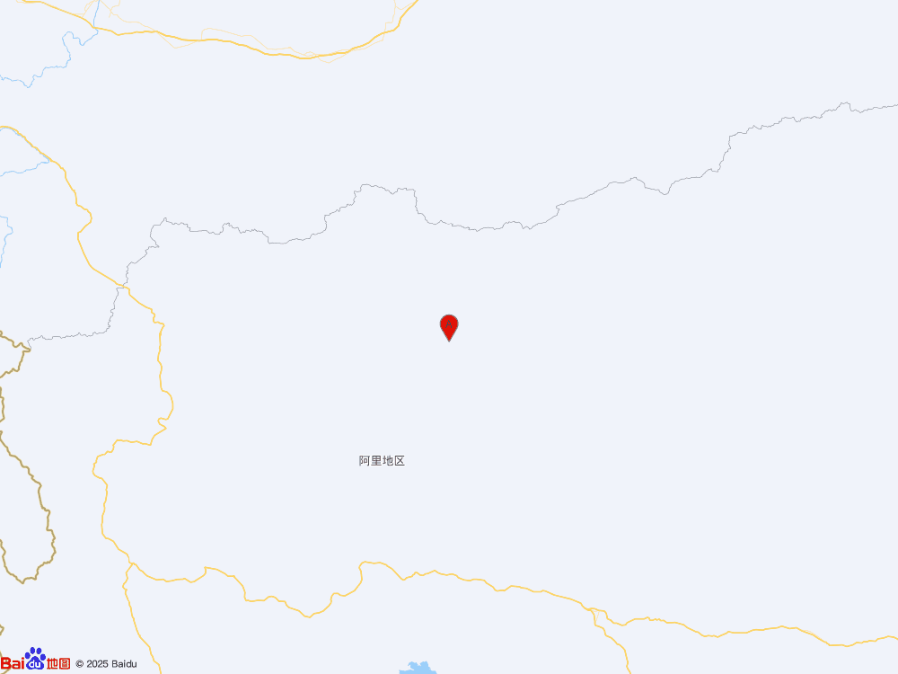 西藏阿里地區(qū)改則縣發(fā)生3.0級地震